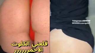 قلعها الكلوت وفشخ كسها و خرم طيزها نيك بزبه الطويل - سكس عربي خلفي ساخن